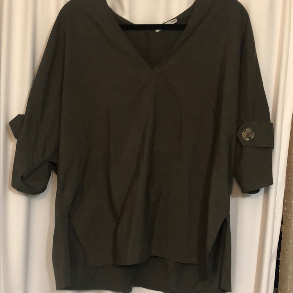 Deep Green Zara Blouse